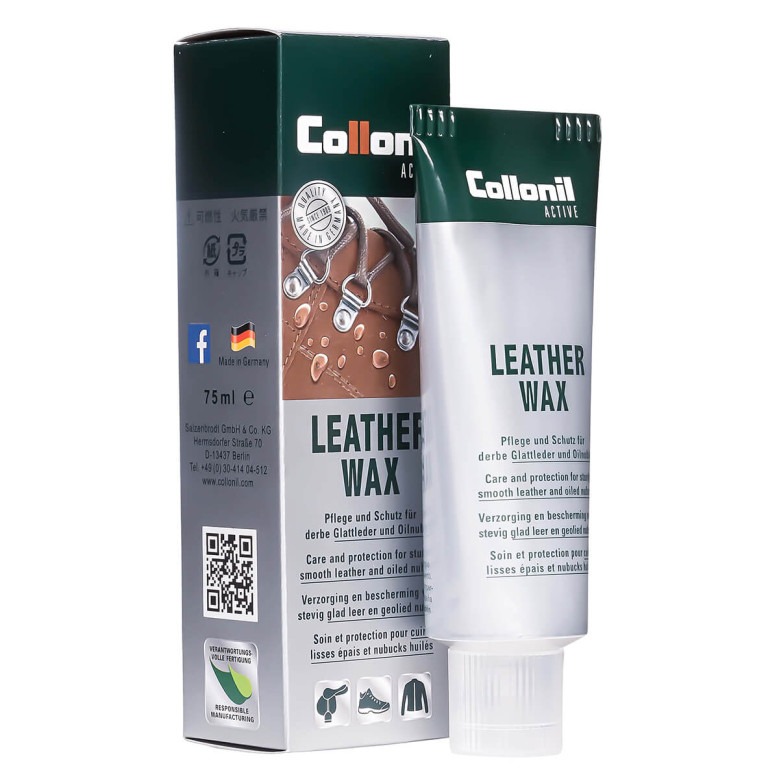Ceara pentru incaltaminte Collonil Active Leather Wax, 75 ml